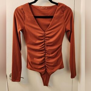 Abercrombie & Fitch ruched bodysuit